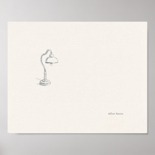 Minimalistische Muur Kunst Poster voor Introverten