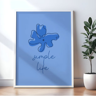 Minimalistische Muurkunst Eenvoudig Leven Poster