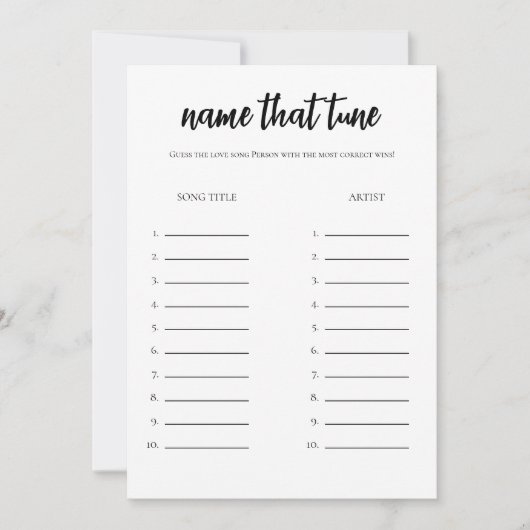 Minimalistische naam die afstemmen Vrijgezellenfee Kaart (Voorkant)