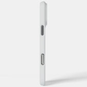 Minimalistische Naam Initiaal Grijs Wit Custom Mon Case-Mate iPhone Case (Achterkant / Rechts)