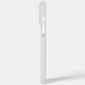 Minimalistische Naam Initiaal Grijs Wit Custom Mon Case-Mate iPhone Case (Achterkant / Links)
