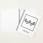 Minimalistische naam van de dierentuin Aquarius Planner (Display)