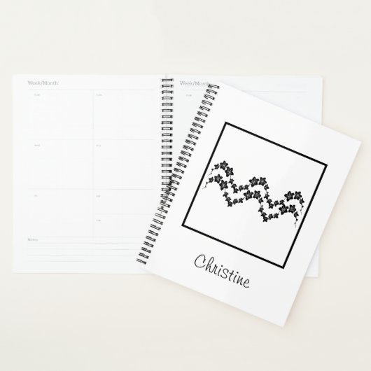 Minimalistische naam van de dierentuin Aquarius Planner (Display)