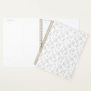 Minimalistische naamdesign voor terug naar school planner