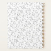 Minimalistische naamdesign voor terug naar school planner (Achterkant)
