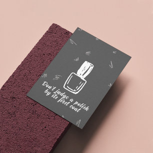 Minimalistische Nagelsalon Poster