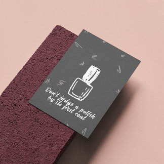 Minimalistische Nagelsalon Poster