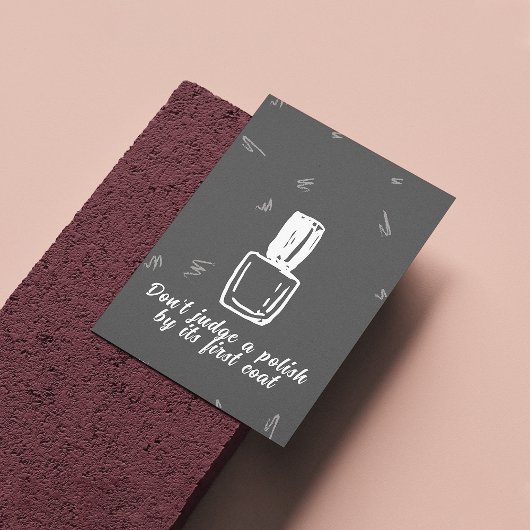 Minimalistische Nagelsalon Poster