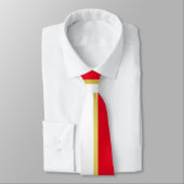 Minimalistische namaak goud rood wit stropdas (Gebonden)