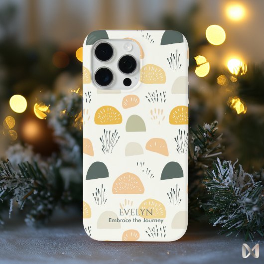 Minimalistische Natuur-Geïnspireerde - Abstract Bo Case-Mate iPhone Case