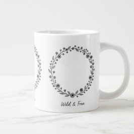 Minimalistische Natuur Liefhebber Koffiekop Grote Koffiekop