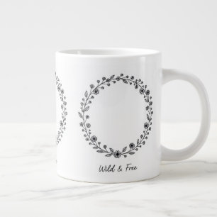 Minimalistische Natuur Liefhebber Koffiekop Grote Koffiekop