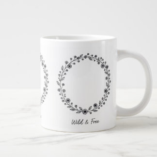 Minimalistische Natuur Liefhebber Koffiekop Grote Koffiekop