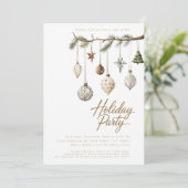 Minimalistische Natuur Rustieke Eenvoudige Vakanti Kaart (Staand voorkant)