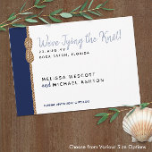 ⚓Minimalistische nautische koppelverkoop van de kn Save The Date