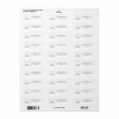 Minimalistische Nautische Kust Etiket (Full Sheet)