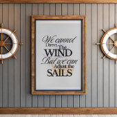 Minimalistische nautische Motivatie offerte Poster