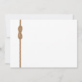 💌Minimalistische nautische oneindigheid die de kn Save The Date (Achterkant)