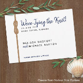 💌Minimalistische nautische oneindigheid die de kn Save The Date