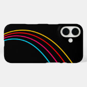 Minimalistische Neon Stripes Case-Mate iPhone Case (Achterkant (horizontaal))
