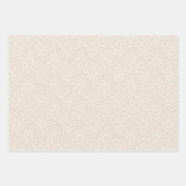 Minimalistische Neutral Beige Grey Sage Green Abst Inpakpapier Vel (Voorkant)