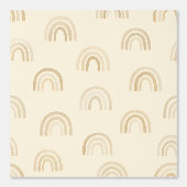 Minimalistische Neutral Rainbow Nursery behang (Voorkant)