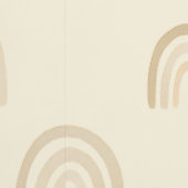 Minimalistische Neutral Rainbow Nursery behang (Zoom)