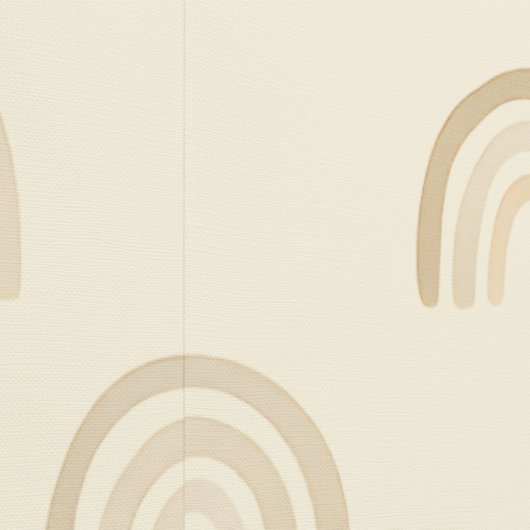 Minimalistische Neutral Rainbow Nursery behang (Zoom)