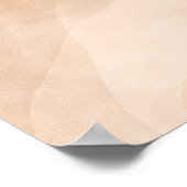 Minimalistische neutrale abstracte wandkunst – Bei Poster (Hoek)
