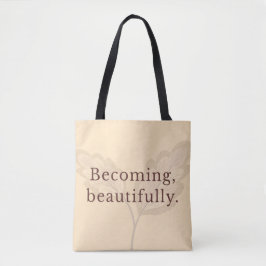 Minimalistische Neutrale Tote Tas | Modern Vrouwel