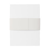 Minimalistische Neutrale Trouwdag Uitnodigingen Wikkel (Achterkant Voorbeeld)