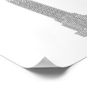 Minimalistische New York Empire State Building Poster (Hoek)