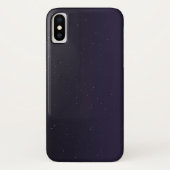 Minimalistische Night Sky iPhone X Hoesje – Slank  (Achterkant)