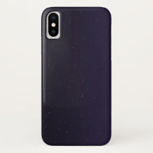 Minimalistische Night Sky iPhone X Hoesje – Slank