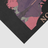 Minimalistische Noorwegen Zonsondergang Poster - B Tissuepapier (Detail)