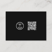 Minimalistische notaris ondertekenaar aangepaste L Visitekaartje (Achterkant)