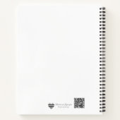 Minimalistische Notebook met Continue Lijnkunst Notitieboek (Achterkant)
