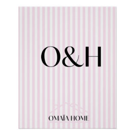 Minimalistische O&H-wandkunst Perfect Poster