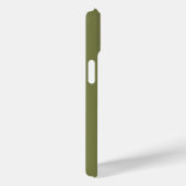 Minimalistische olijfgroene gepersonaliseerde Init Case-Mate iPhone Case (Achterkant / Rechts)