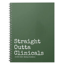 Minimalistische olijfgroene verpleegkundestudenten