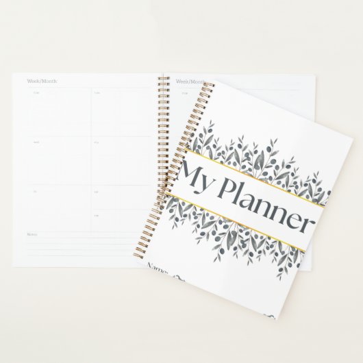 Minimalistische Olijftak "Mijn Planner" Planner (Display)
