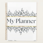 Minimalistische Olijftak "Mijn Planner" Planner (Voorkant)