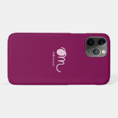 Minimalistische Om Handgeschreven Gepersonaliseerd Case-Mate iPhone Case (Achterkant (horizontaal))