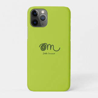 Minimalistische Om Handgeschreven Gepersonaliseerd Case-Mate iPhone Case