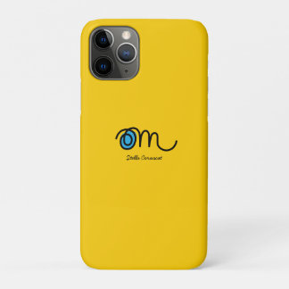 Minimalistische Om Handgeschreven Gepersonaliseerd Case-Mate iPhone Case