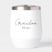 Minimalistische oma EST 2025 | Gepersonaliseerd ca (Voorkant)