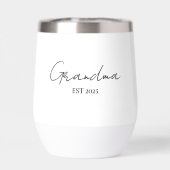 Minimalistische oma EST 2025 | Gepersonaliseerd ca (Achterkant)