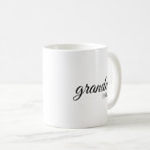 Minimalistische oma Oprichtingsdatum Koffiemok (Voorkant rechts)