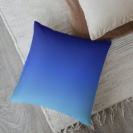 Minimalistische Ombre Middernacht Serenade Kussen