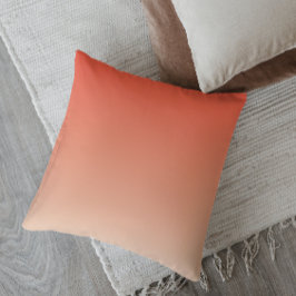 Minimalistische Ombre Tropisch Paradijs Kussen